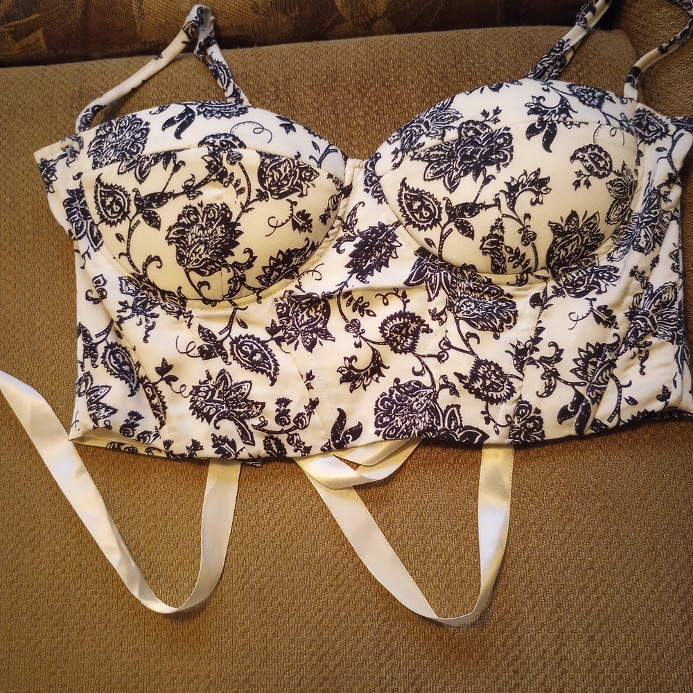 Corset back top